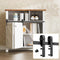 FLYVLIEG Upgraded 3FT Mini Folding Sliding Barn Door Hardware Kit for 2 Doors,Easy