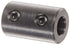 RC-031 Black Oxide Plated Mild Steel Rigid Coupling, 5/16" Bore, 1" Length, 5/8" Outside Diameter, Set Screw