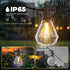 48 24 Bulbs 2700K Dimmable IP65 Kawaya Outdoor String Lights FT LED Patio Lights with Shatterproof Unique Diamond