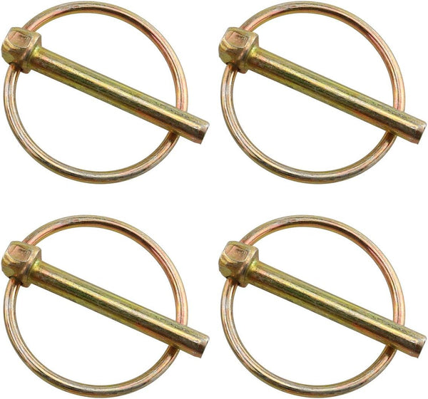E-outstanding Linch Pin 4PCS 45mm Heavy Duty Locking Pin Fastener Assortment Kit for Tractors and Trailers