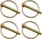 E-outstanding Linch Pin 4PCS 45mm Heavy Duty Locking Pin Fastener Assortment Kit for Tractors and Trailers