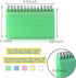 500 3x5 Inch 3 5 MotBach Colorful Pcs Spiral Index Cards Flash Cards with Ring Lined Note Card Book Flashcards, Colored