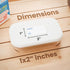 MESS Dissolvable Freezer Labels - 500-Pack Removable Stickers for Containers, Blank Food Storage, 1x2 in