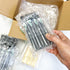 Innovative Haus Pack of 25 Inflatable Air Pillow Pouch Protectors with Free Pump for Heavy Duty Packing Supplies