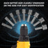 9pcs Nut Driver Drill Bit Set, Impact Ready Socket Bit Chuck Adapter 1/4" Hex Shank 5-13mm Metric Socket