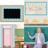 Fancy Land Light Turquoise Scalloped Bulletin Board Border Trim, 52ft One Roll for Classroom