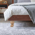 4pcs 10x5.5cm Zerodeko Carved Solid Wood Furniture Legs for Sofa Couch Cabinet Tv Stand, Short Wooden Replacement Legs