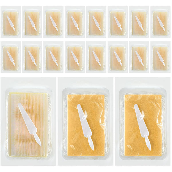 Reallnaive 30 Pcs Surgical Hand Scrub Brush with Sponge Disposable Double Sided Cleaning