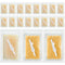 Reallnaive 30 Pcs Surgical Hand Scrub Brush with Sponge Disposable Double Sided Cleaning