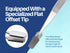 Tissue Membrane Holding Tweezer, Stainless Steel Flat Tips Forceps by Artman Instruments