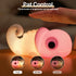 3 Dimmable Cute Chameleon Night Light for Kids Rechargeable, Battery Operated Nightlight Level with RGB&Timer, Silicone