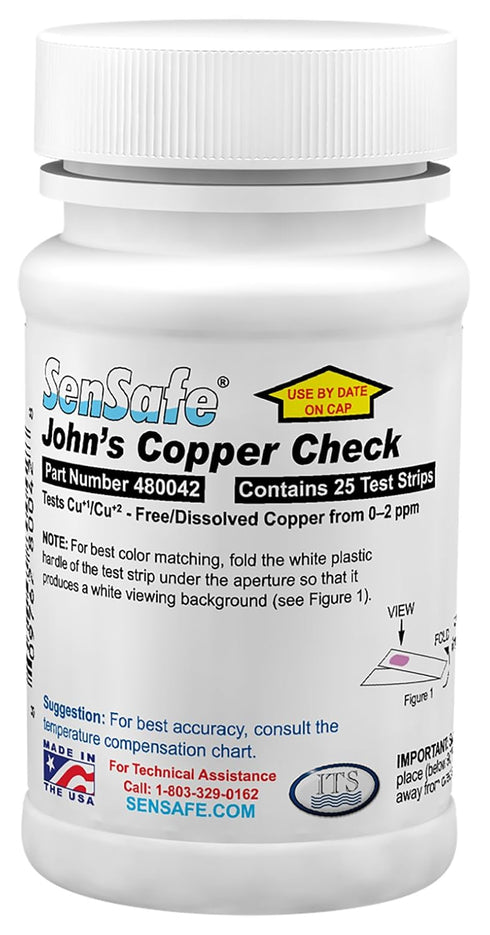 Industrial Test Systems 480042: SenSafe John's Copper Test