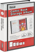 Dunwell Comic Book Storage Album, Binder with 6 Super Heavyweight Sleeves, Acid-Free, Gift for Collectors