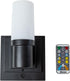 2 Pack 160 4 Westek Battery Operated Wall Sconce with Remote, Plastic Wireless Battery Wall Light, Easy No Wire Install