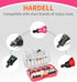 HARDELL Rotary Tool Accessories Kit, 227pcs, 1/8"(3.2mm) Diameter Shanks, Universal Fitment for Cutting and Polishing