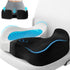 Seat Cushion for Office Chair, Anti-Slip Bottom & Removable Cover, Memory Foam Tailbone Pain Relief Cushion in Black