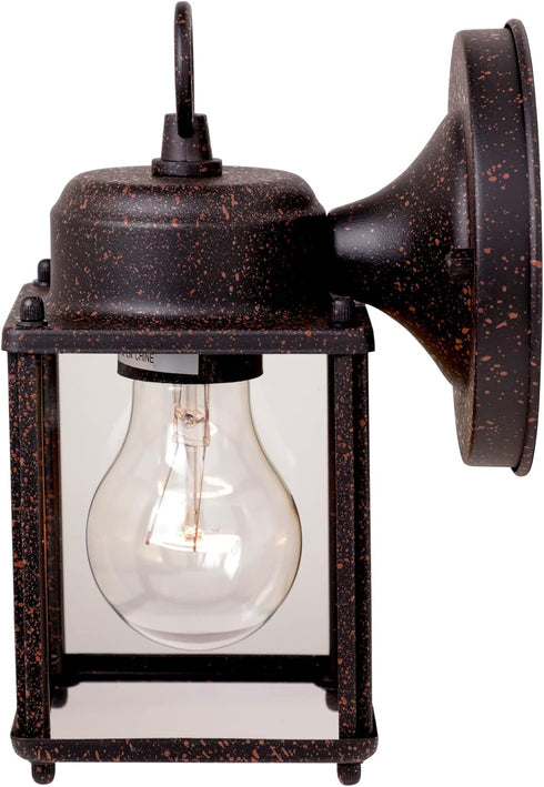 Designers Fountain 1161-RP Porch Outdoor Wall Lantern Sconce, Rust Patina, 8in H