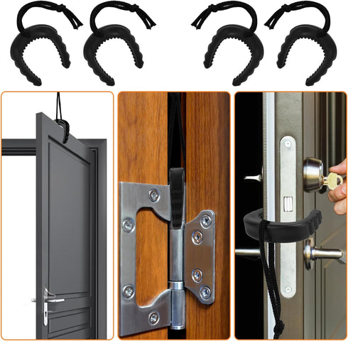PEUTIER 4pcs Door Jam for Law Enforcement, First Responder Door Stopper Emergency Police Door Jam Security Medical