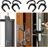 PEUTIER 4pcs Door Jam for Law Enforcement, First Responder Door Stopper Emergency Police Door Jam Security Medical