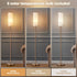 3 Bulb, 64" Ambimall Floor Lamp for Living Room with Color Temperatures Standing lamp with Linen lampshade for Bedroom