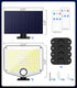 222 3000LM IP65 3000mah 2 Pack MoKo Solar Lights Outdoor, LED Motion Sensor Outdoor Lights with Remote, Waterproof