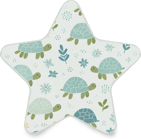 Burbuja Little Turtles LED Night Light Plug into Wall 0.2W Star-Shaped Nightlight Dusk