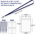 Marspark 200 Pcs Name Tag Lanyards with ID Holder, Resealable Flat Neck Lanyards, Waterproof Plastic Clear Name Badges