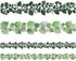 Worldbazaar Eucalyptus Bulletin Board Border, 36ft Greenery Leaves Die-Cut Paper Trim for Farmhouse Classroom Decoration