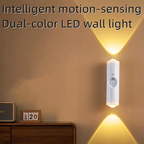 Generic (1, Rechargeable Smart LED Motion Sensor Ambient Light, Punch-Free Smart Sensor Magnetic Rechargeable LED