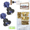Picture Hanging Kit - Picture Keyhole Fastener Tool & Hardware Screws, 138 Pack for Wall Mounting and Mirror Hanging