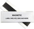 Magnetic Shelf/Bin Label Holders, C-Line HOL-DEX, Clear, 2 x 6, 10/Box, Side Load