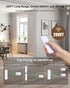 200FT 15A/1875W (5 2 Wireless Remote Control Outlet, Long Range Remote Light Switch, Mini Remote Outlet Plug