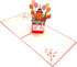 iGifts And Cards Happy 21st Red Birthday Party Box - 3D Pop Up Greeting Card for Unique Celebration, Balloons, Gifts