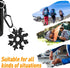 18-in-1 Gifts for Men, Snowflake Multitool, Anniversary Birthday Gifts for Men Husband Him, Father Day Gift for Camping