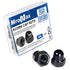 MroMax 25Pcs M6 Black Acorn Cap Nuts, M6-1.0 Cap Nuts, 304 Stainless Steel(18-8)