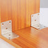 Hyever 2.7"x2.7"x2" 90 (Pack 6) Stainless Steel L Brackets, Heavy Duty Corner Braces, Degree Angle Braces for Wood