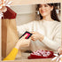 550 4 2.8 Inch Uiifan Pcs Christmas Window Gift Card Envelopes x Gift Card Sleeves Credit Size with Heart Shaped Clasp