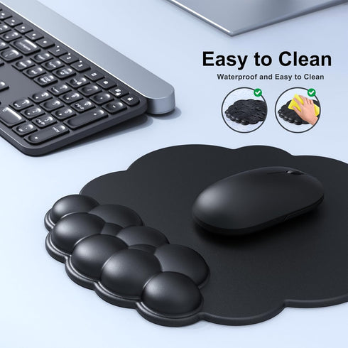 Cloud Mouse Pad with Wrist Rest, Ergonomic Cloud Keyboard Mouse Wrist Support