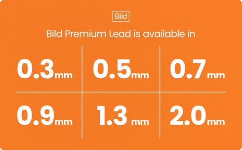 Bild Premium Mechanical Pencil Lead Refills - HB, 0.7 mm for Writing