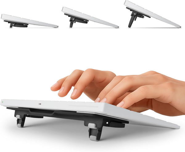 ESC Flip Keyboard Stand for Desk, Compact Tilting Riser with 3 Adjustable Angles for Ergonomic Typing