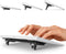 ESC Flip Keyboard Stand for Desk, Compact Tilting Riser with 3 Adjustable Angles for Ergonomic Typing