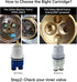 RP19804 Shower Cartridge Replacement for Delta 1300/1400 Series Faucet, Compatible with Monitor Rough-in Valve