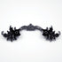JETLAND 6-Pack, 2-1/2" PW1618AS64 French Provincial Drawer Pulls - Iron Scratches, Hole Centers, Vintage Shabby Chic