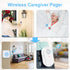 CallToU Caregiver Pager Wireless Call Button for Hard of Hearing, 500FT Vibration Alert System for Home Monitoring
