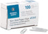 Business Source Nonskid Paper Clips, Regular, 100 Count (Pack of 10)