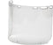 Pyramex Safety S1210CC Clear Cylinder Polycarbonate Shield with Slots for Chin Cup - ANSI Z87+