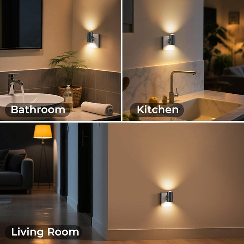 Wall,Dimmable 0-200LM 3000K 4 Pack TSEXES LED Night Lights Plug into Plug in Night Light, Dusk to Dawn, Bright
