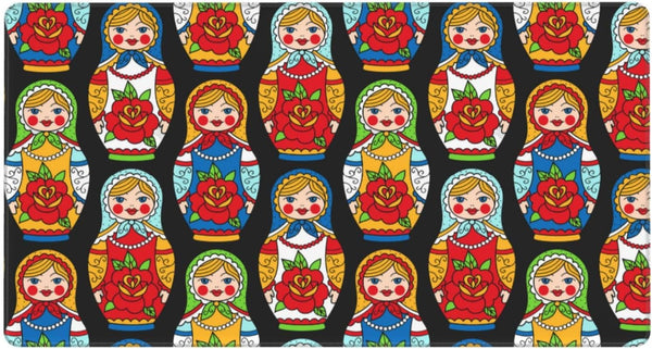 Hwxzupm Russian Nesting Dolls Matryoshka Gaming Mouse Pad Large 16x29.5 Inch - Non-Slip