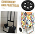 2pcs Set Replacement Rubber Wheels for Shopping Carts