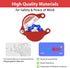 Wisamic Gate Valve Lockout 1 inch to 2-1/2 inches with 3/8 inch Padlock Hole for Hose Bib, Petroleum, Chemical